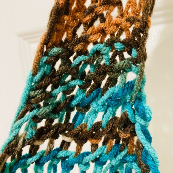 5 for $10: HANDMADE Crochet Bag approx 7” x 14” - Picture 5 of 5